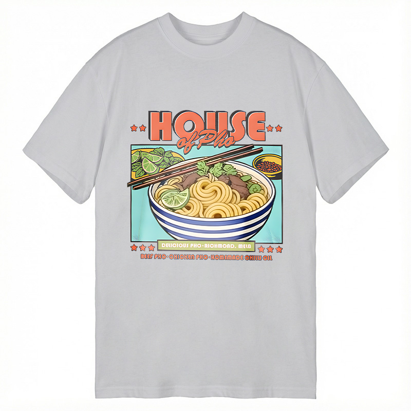 Modecanvas House of Pho DTG Printing Classic T-Shirt-modecanvas