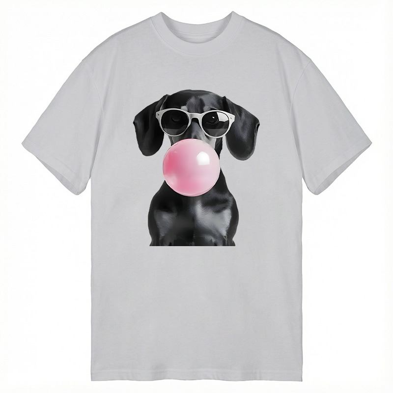 Modecanvas Dachshund Vintage DTG Printing Classic T-Shirt-modecanvas