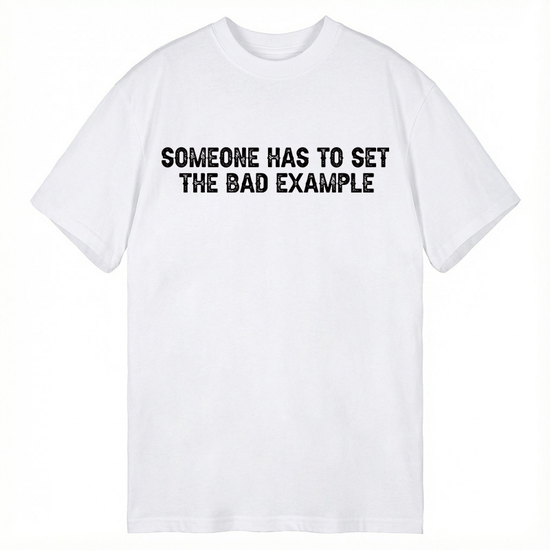 Modecanvas Bad Example DTG Printing Classic T-Shirt-modecanvas