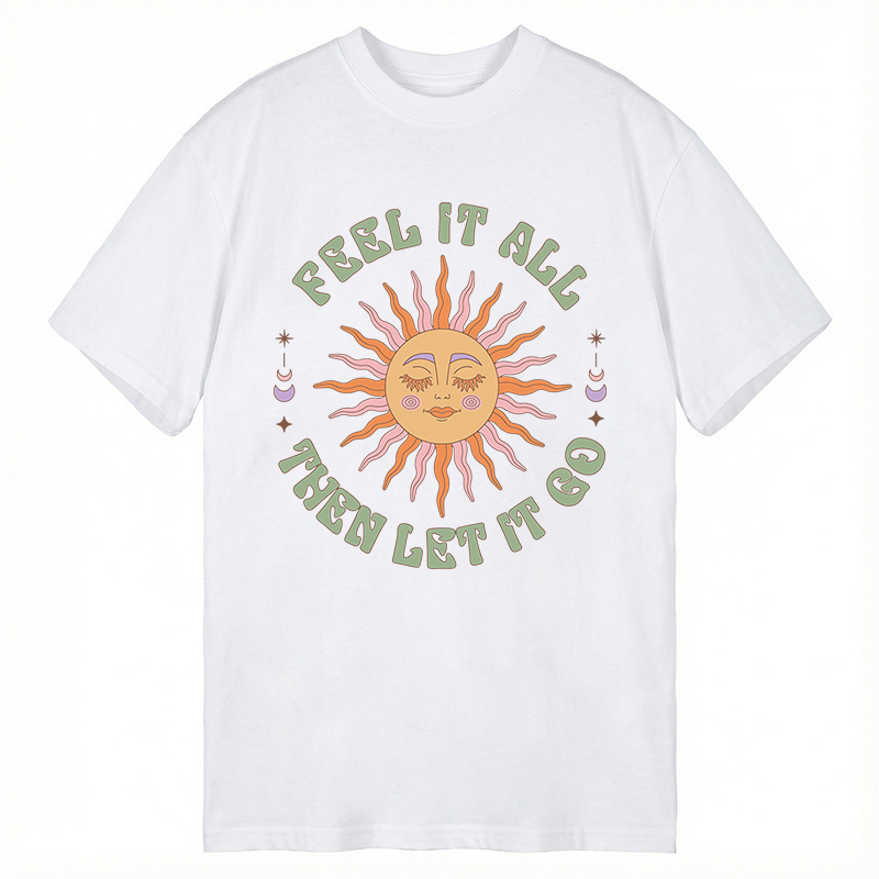 Modecanvas Breathe?and ?Release ?Artistic DTG Printing Classic T-Shirt-modecanvas