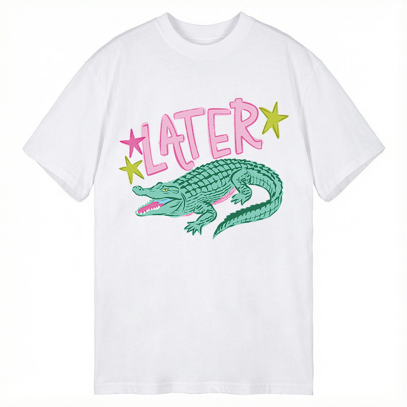 Modecanvas Later Gator DTG Printing Classic T-Shirt-modecanvas