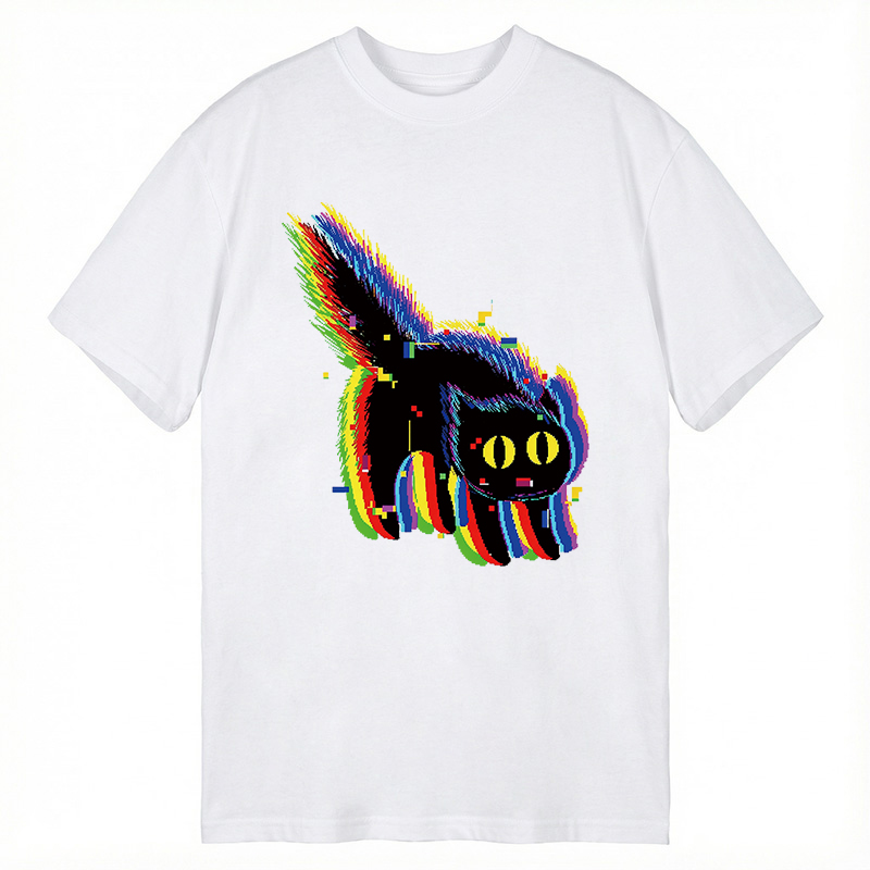 Modecanvas Technicat Glitch DTG Printing Classic T-Shirt-modecanvas