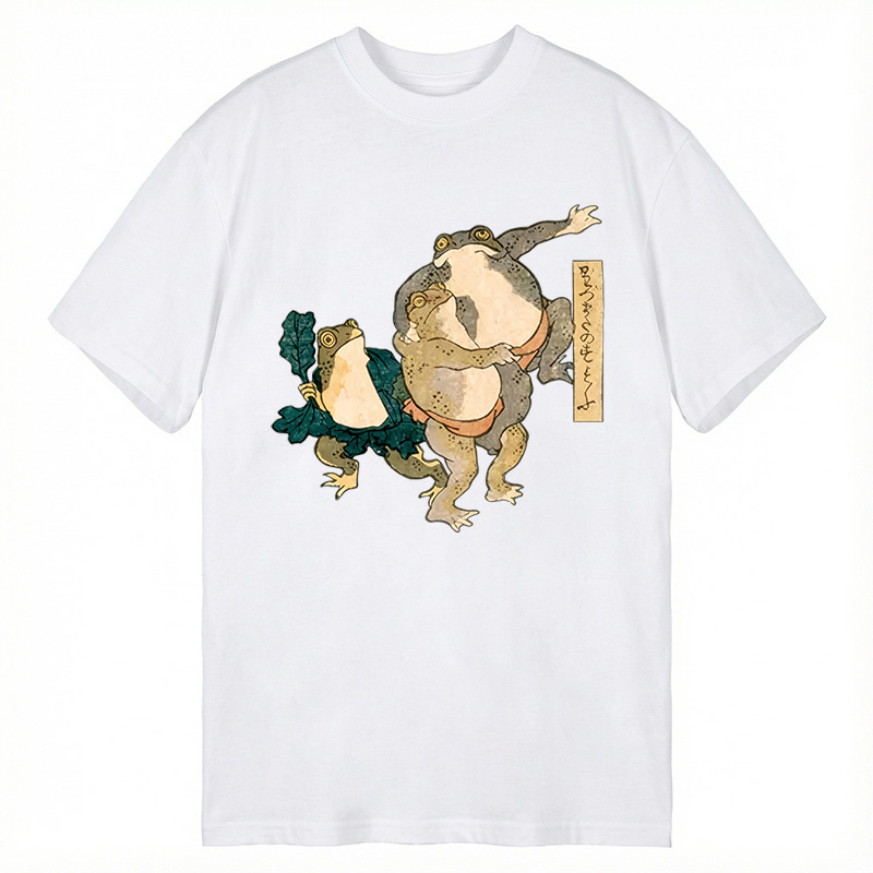 Modecanvas Sumo Frogs Japan DTG Printing Classic T-Shirt-modecanvas