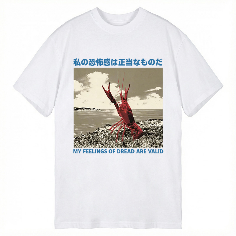 Modecanvas Japanese Crawfish DTG Printing Classic T-Shirt-modecanvas