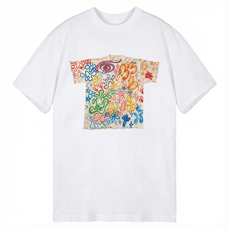 Modecanvas Graffiti Art Shirt Of DTG Printing Classic T-Shirt-modecanvas