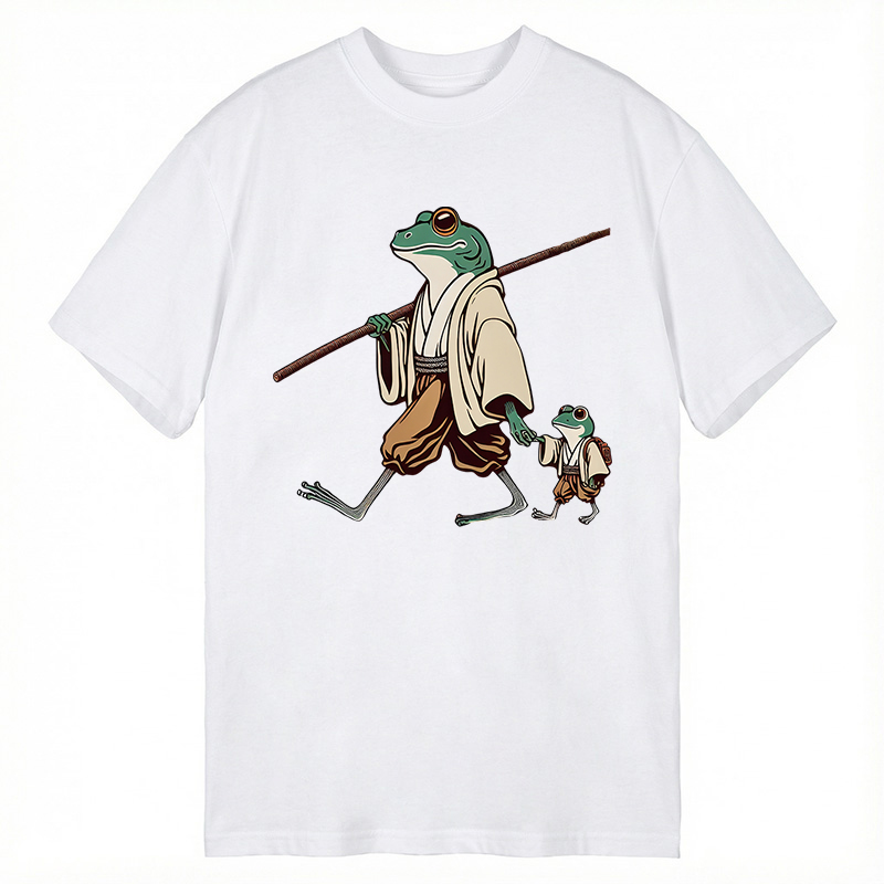 Modecanvas Big Hand Holding Little Hand DTG Printing Classic T-Shirt-modecanvas