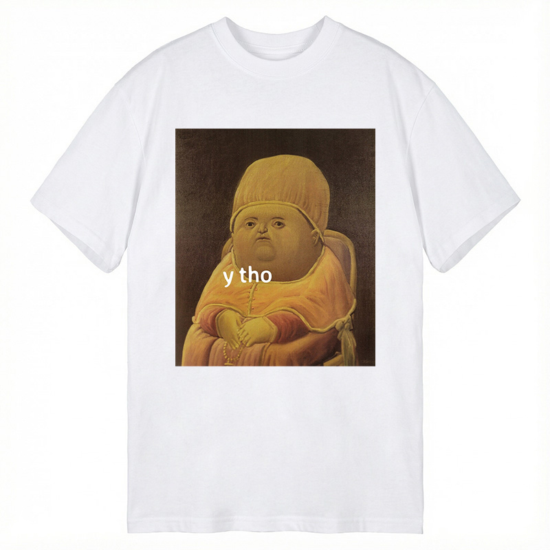 Modecanvas Y Tho Funny Meme DTG Printing Classic T-Shirt-modecanvas