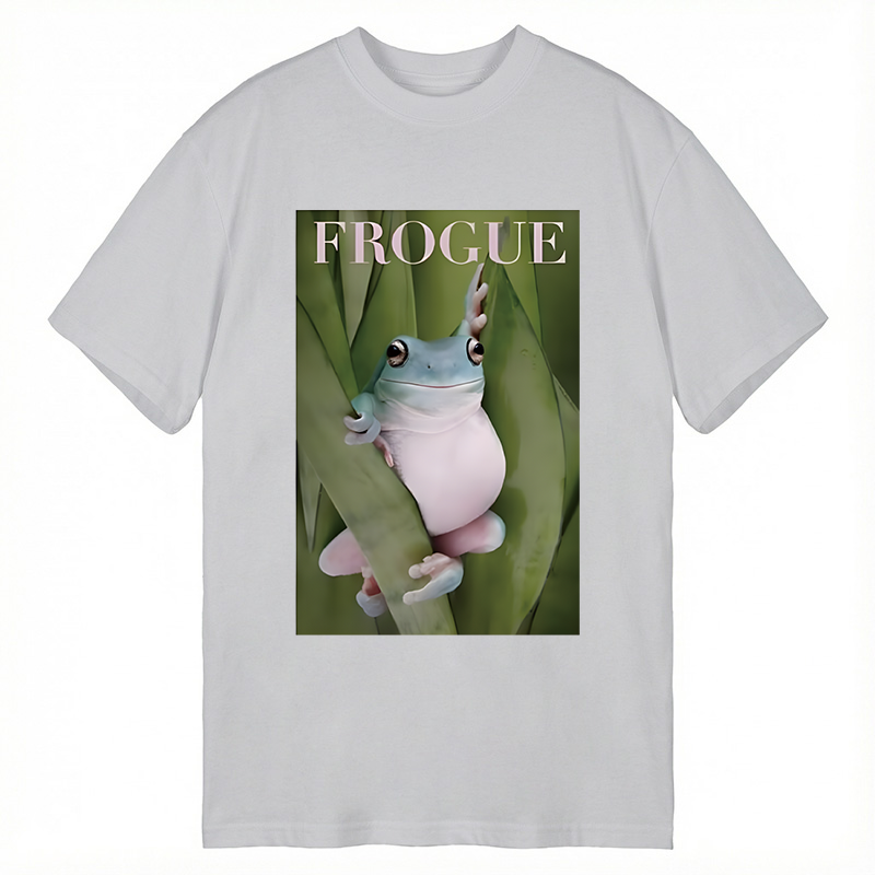 Modecanvas Frogue Internet Meme DTG Printing Classic T-Shirt-modecanvas