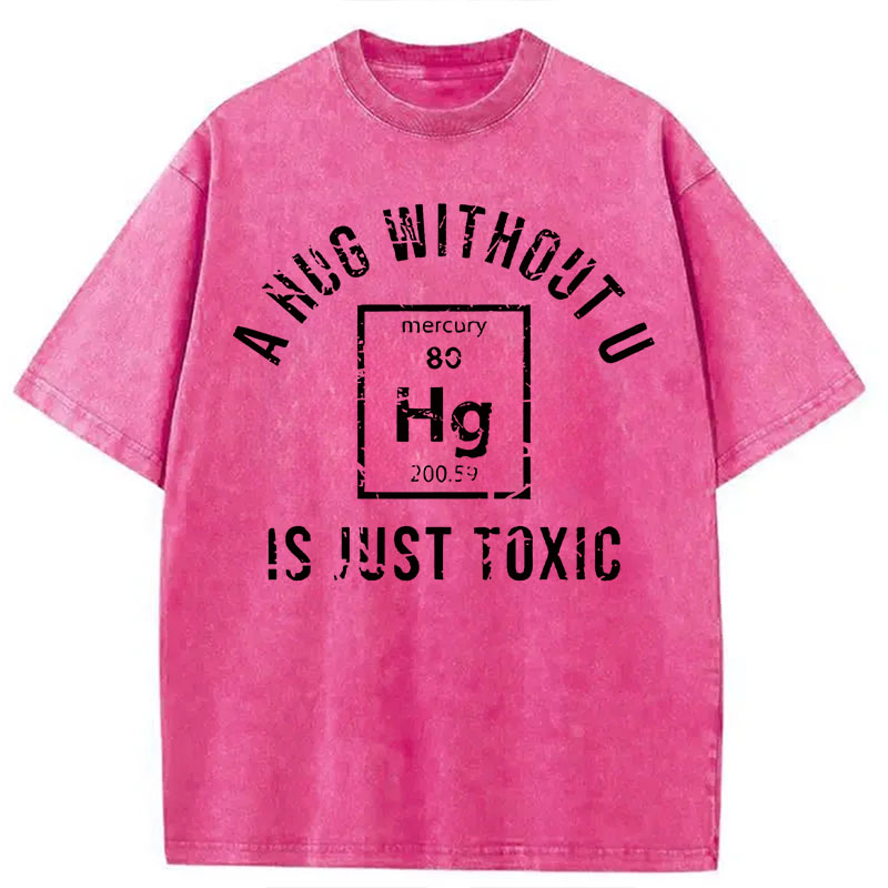 Modecanvas Toxic Chemistry DTG Printing Washed T-Shirt