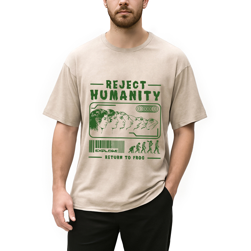 Modecanvas Return To Frog Washed T-Shirt