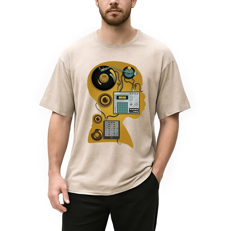 Modecanvas J Dilla DJ Washed T-Shirt