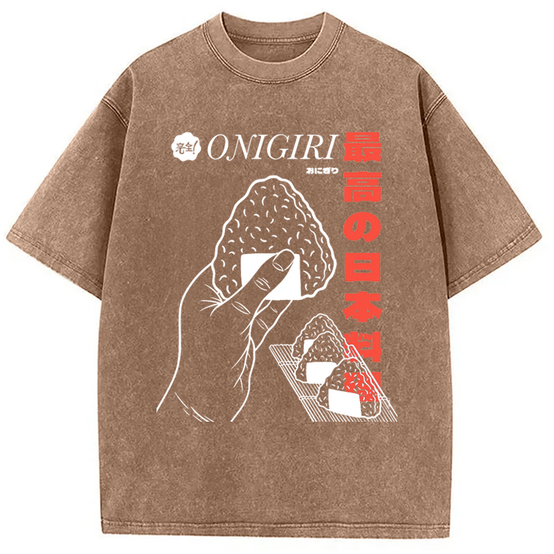 Modecanvas Top Japanese Cuisine Washed T-Shirt