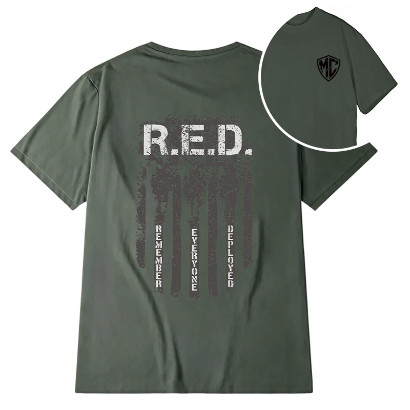 Modecanvas Remember Everyone DTG Printing Back Classic T-Shirt
