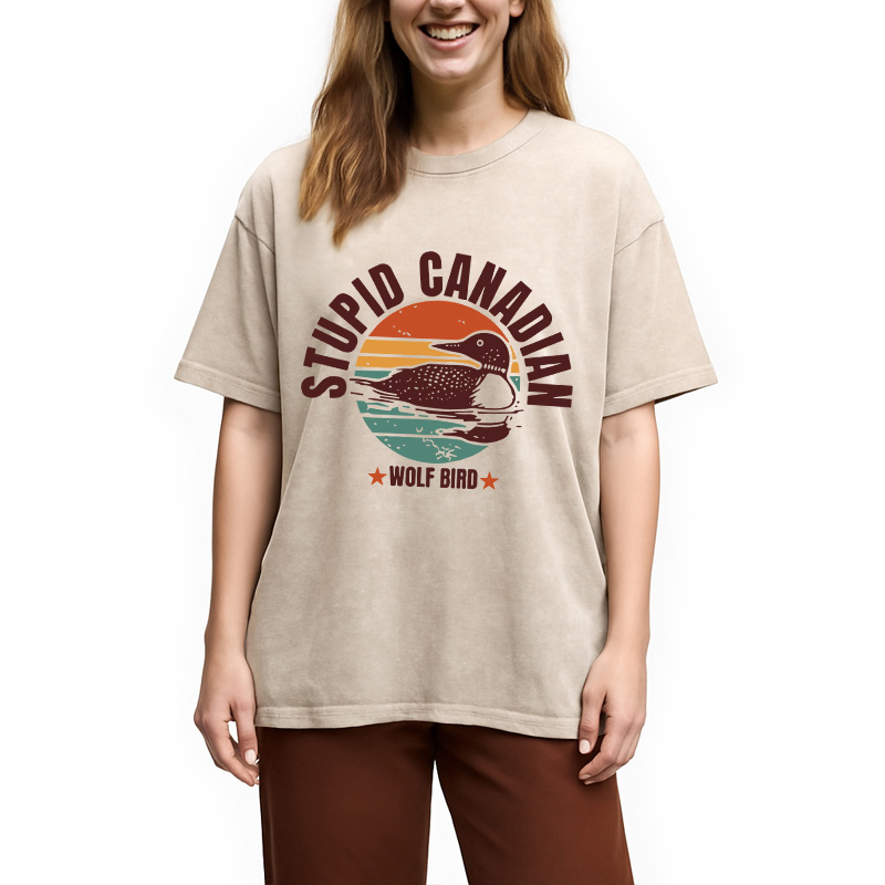Modecanvas Heated-rivalry DTG Printing Washed T-Shirt