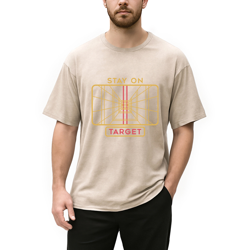Modecanvas Stay On Target DTG Printing Washed T-Shirt