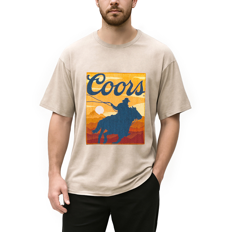 Modecanvas Coors DTG Printing Washed T-Shirt