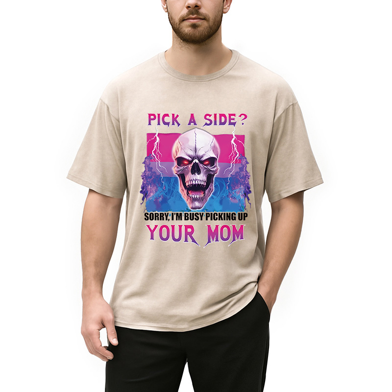 Modecanvas Pick A Side? DTG Printing Washed T-Shirt