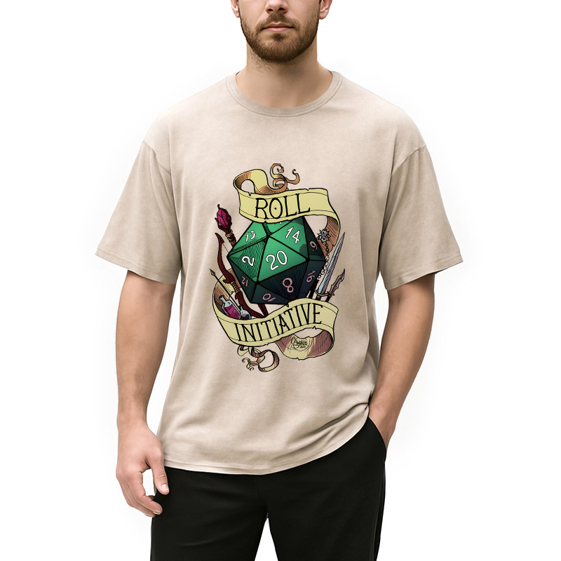 Modecanvas Roll Initiative DTG Printing Washed T-Shirt