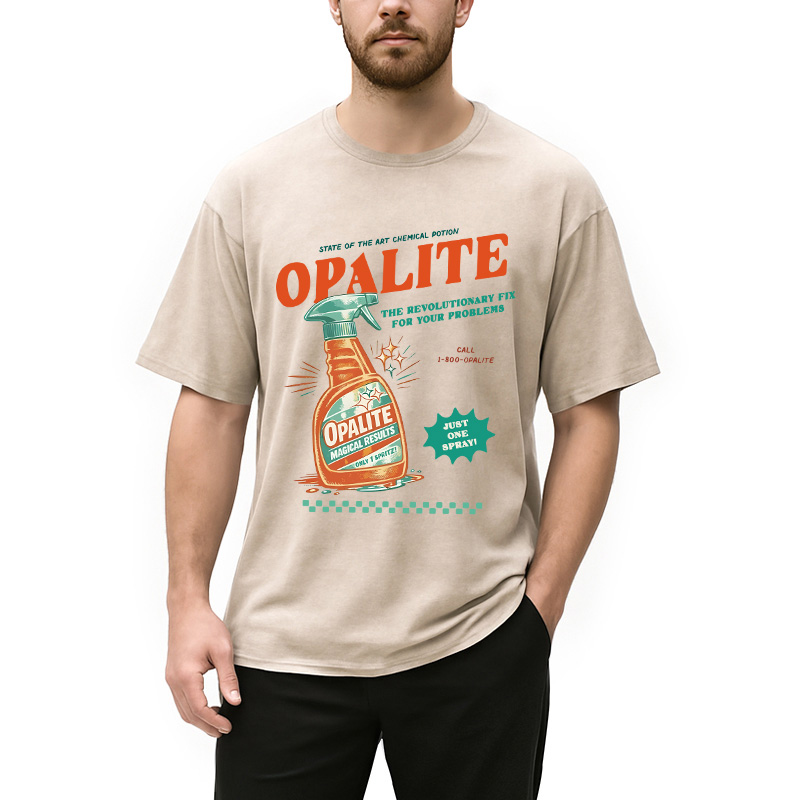Modecanvas Opalite Spray DTG Printing Washed T-Shirt