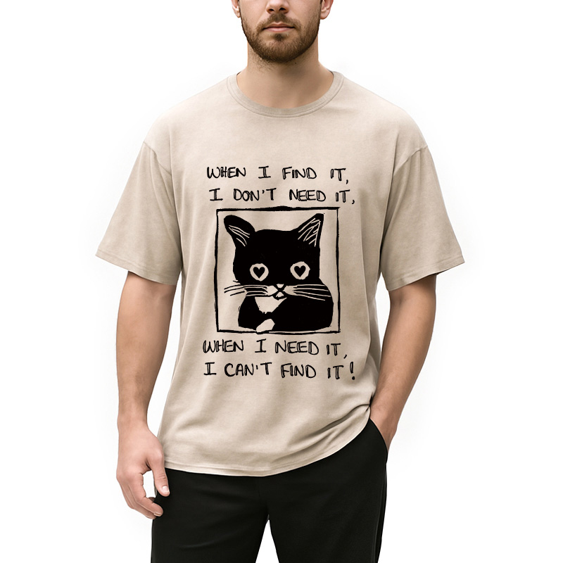 Modecanvas Life Rules DTG Printing Washed T-Shirt