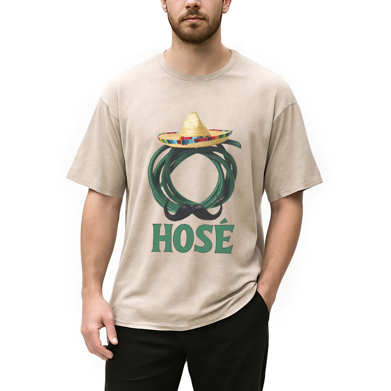 Modecanvas Hose DTG Printing Washed T-Shirt