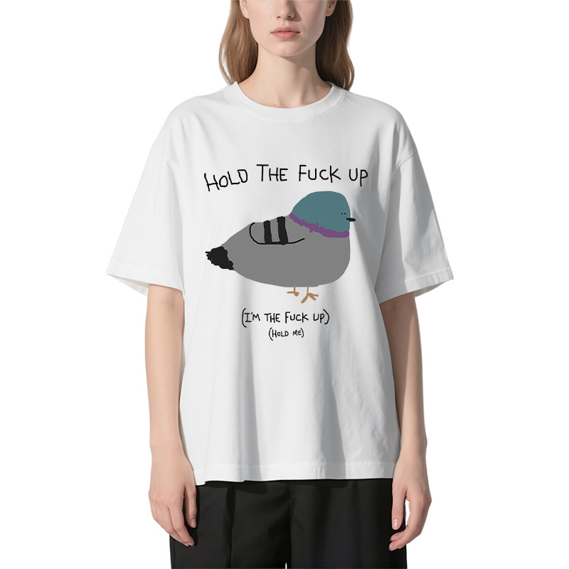 Modecanvas Hold the Fu*ck Up Classic T-Shirt