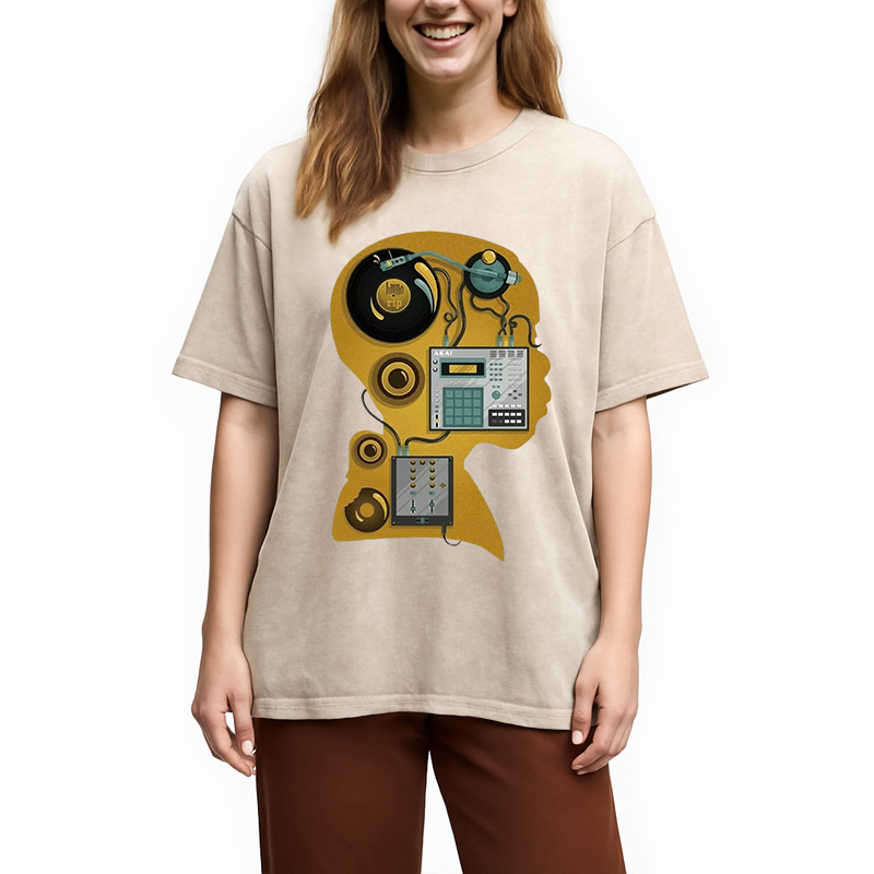 Modecanvas J Dilla DJ Washed T-Shirt