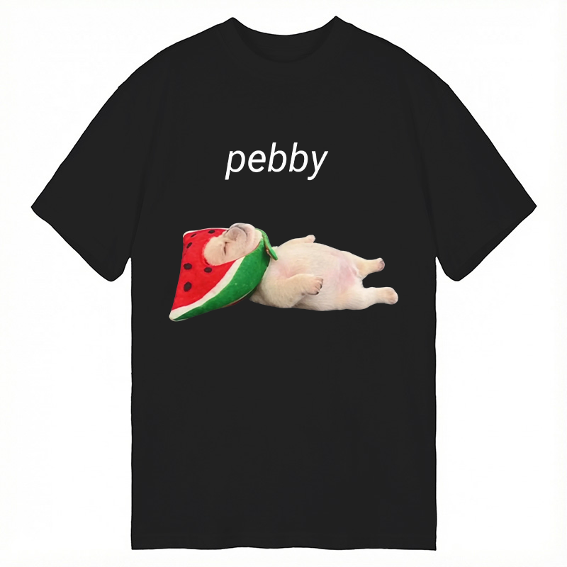 Modecanvas Funny Pibble Dog Meme DTG Printing Classic T-Shirt-modecanvas
