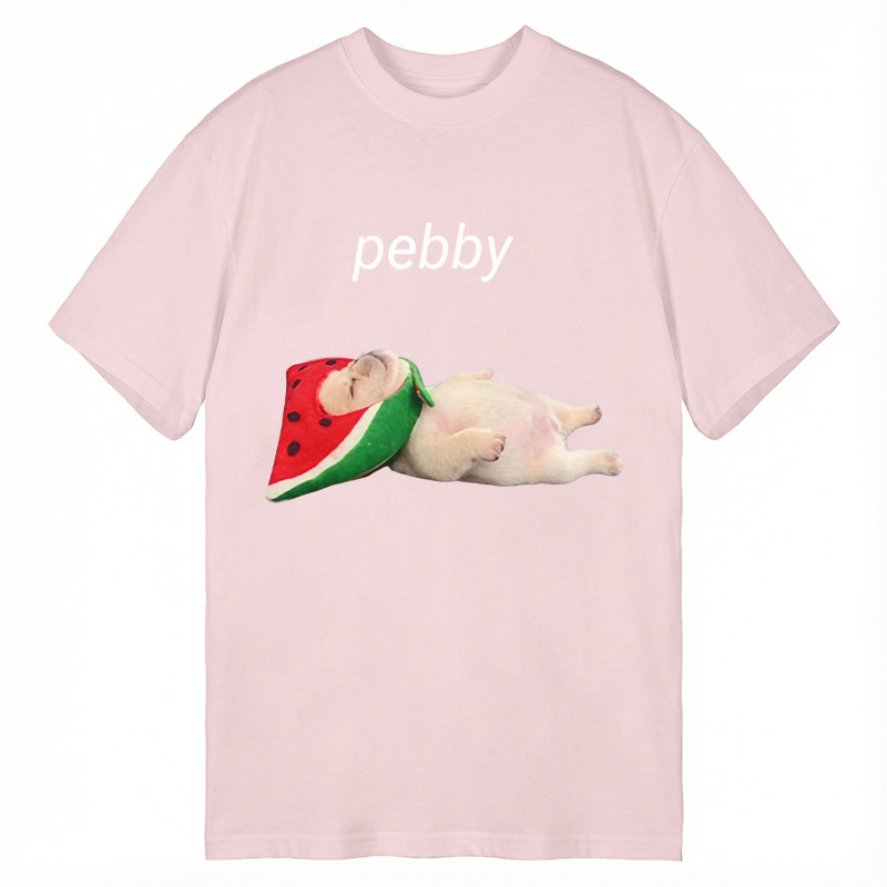 Modecanvas Funny Pibble Dog Meme DTG Printing Classic T-Shirt-modecanvas