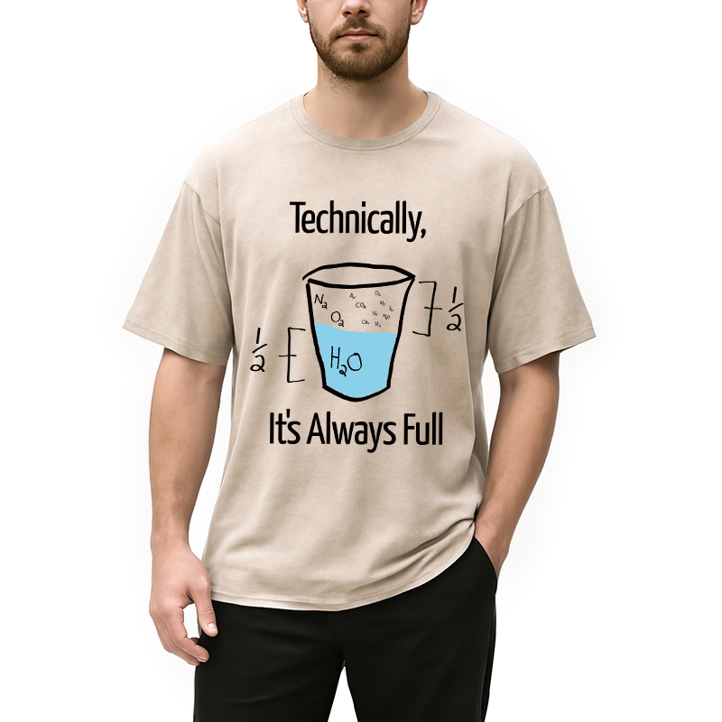 Modecanvas Science Is Optimistic DTG Printing Washed T-Shirt