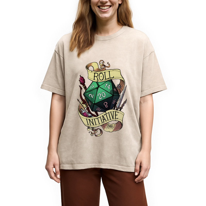 Modecanvas Roll Initiative DTG Printing Washed T-Shirt