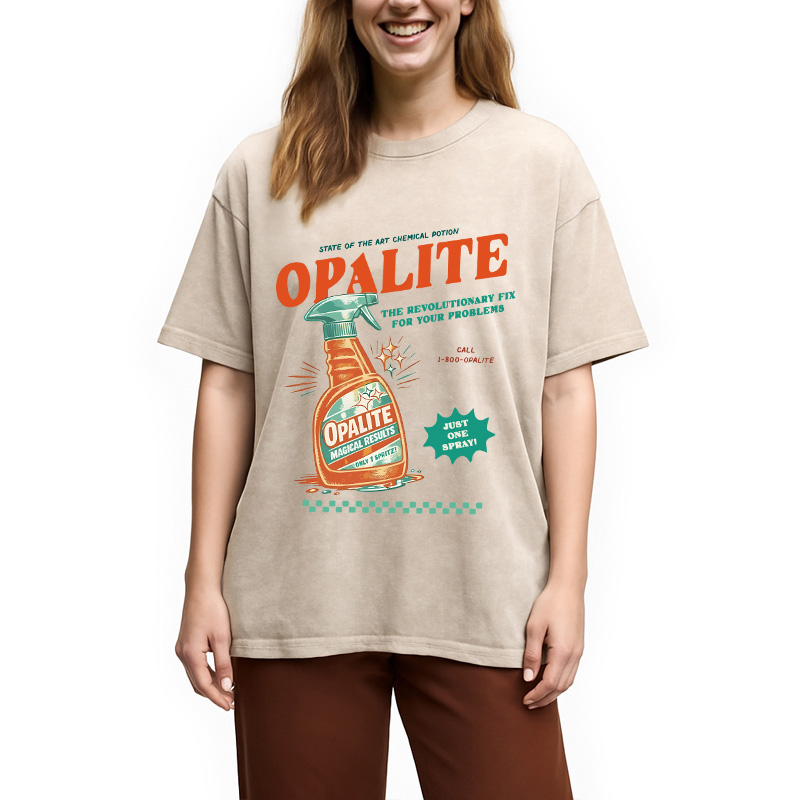 Modecanvas Opalite Spray DTG Printing Washed T-Shirt