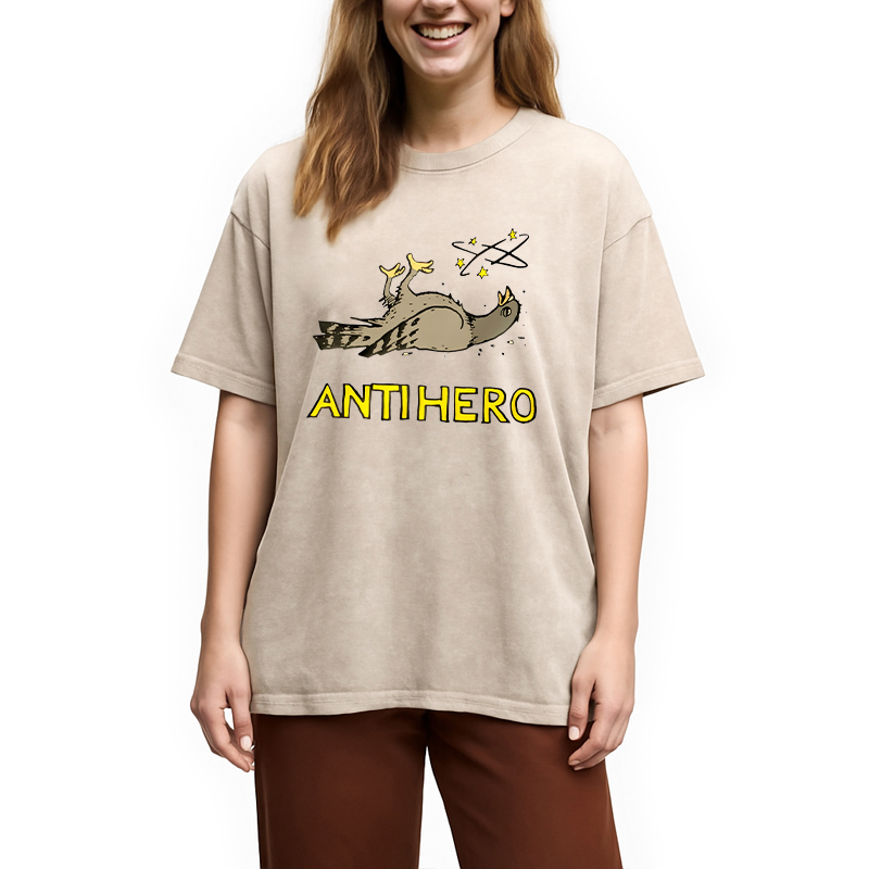 Modecanvas Antihero DTG Printing Washed T-Shirt