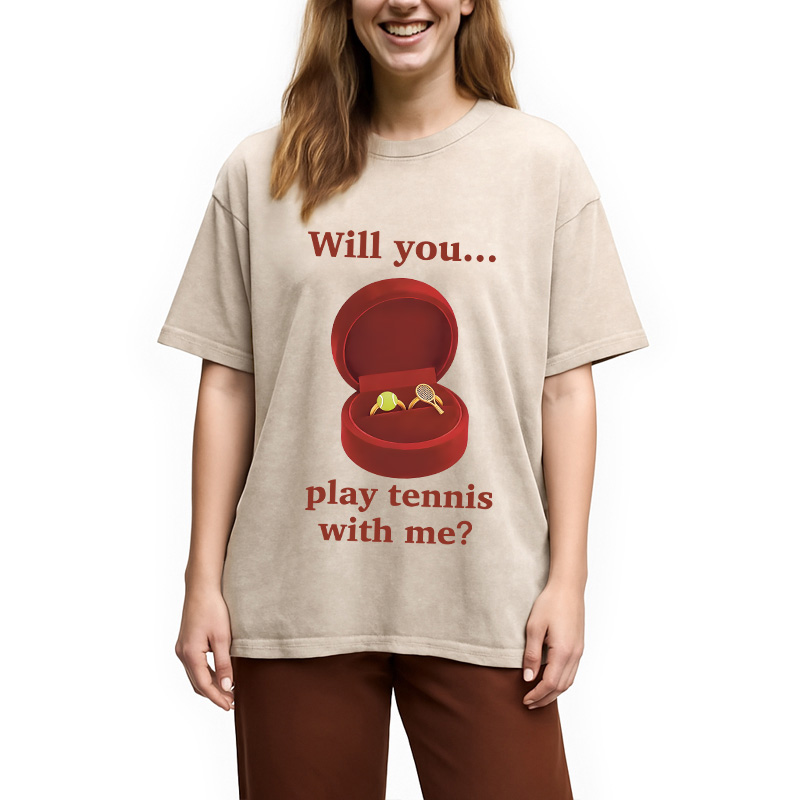 Modecanvas Will You... DTG Printing Washed T-Shirt
