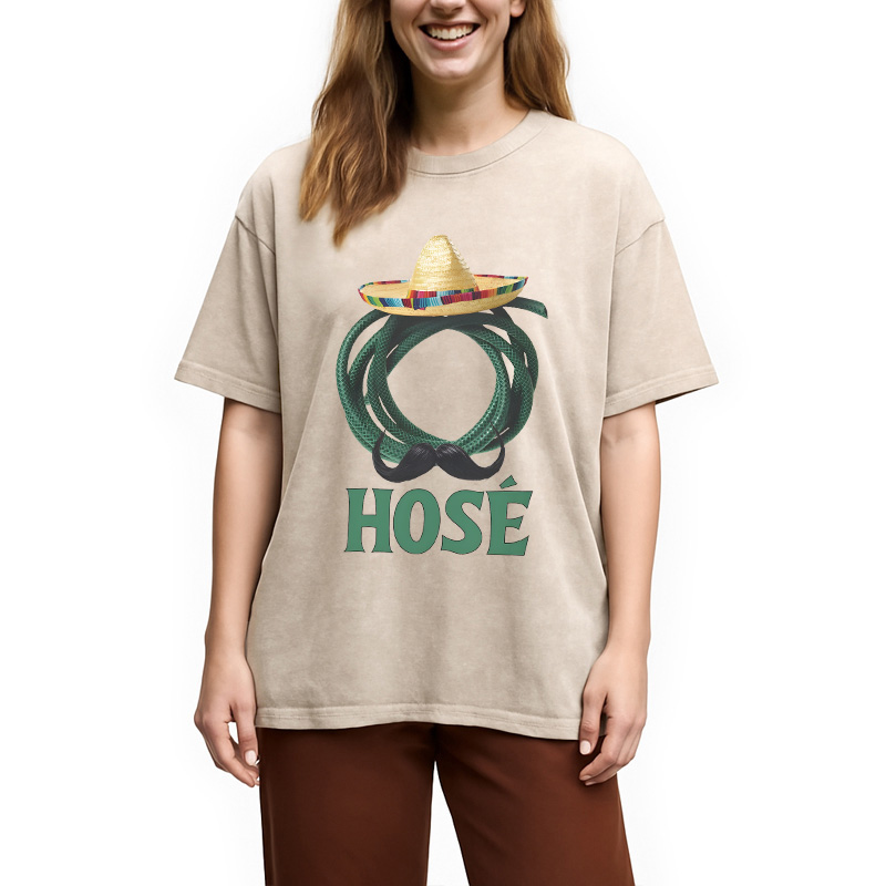 Modecanvas Hose DTG Printing Washed T-Shirt
