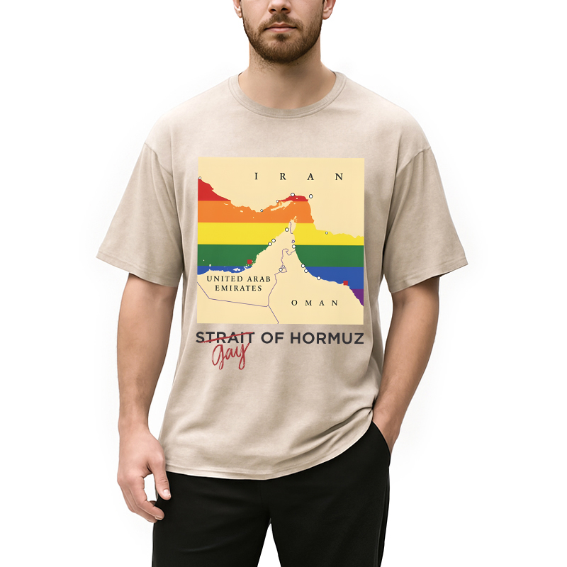 Modecanvas Gay of Hormuz DTG Printing Washed T-Shirt