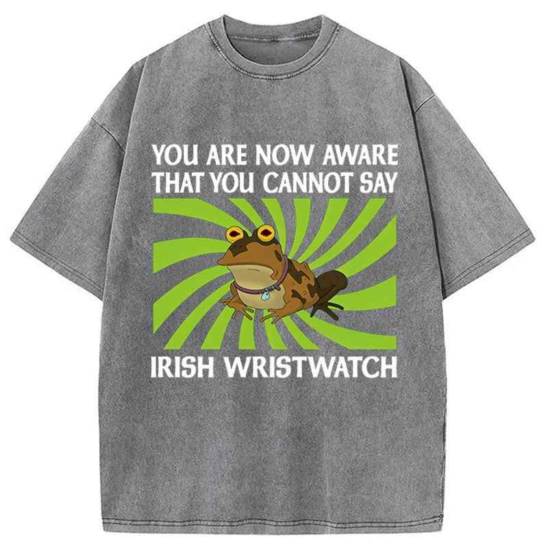 Modecanvas IRISH WRISTWATCH Washed T-Shirt-modecanvas