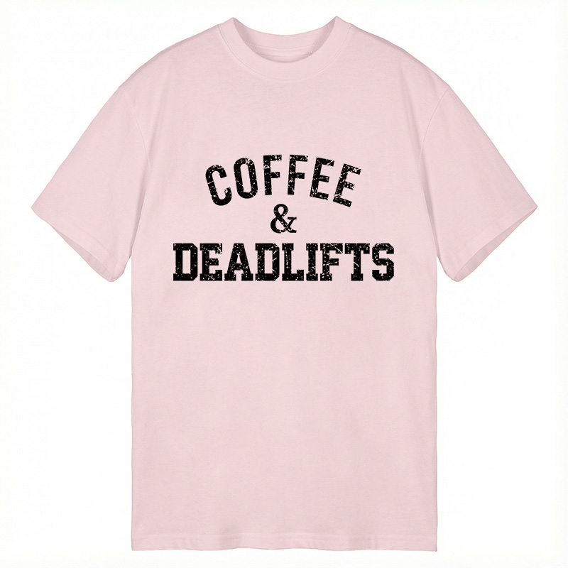 Modecanvas Coffee and Deadlifts DTG Printing Classic T-Shirt