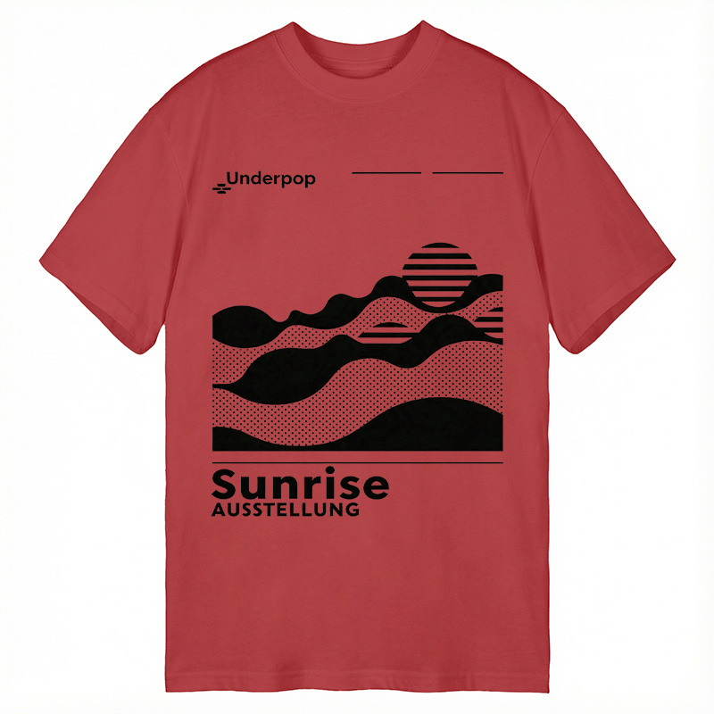 Modecanvas Sunrise DTG Printing Classic T-Shirt-modecanvas