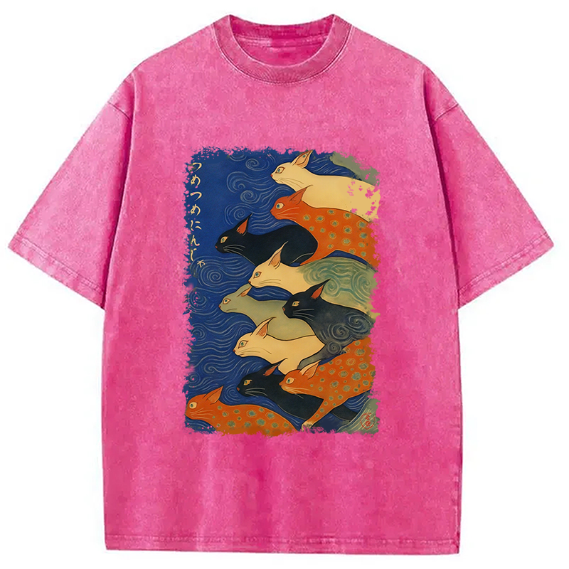 Modecanvas Claw-some Ninja Washed T-Shirt