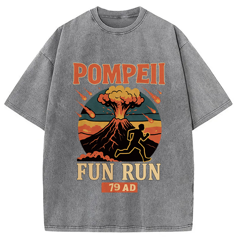 Modecanvas Fun Run DTG Printing Washed T-Shirt