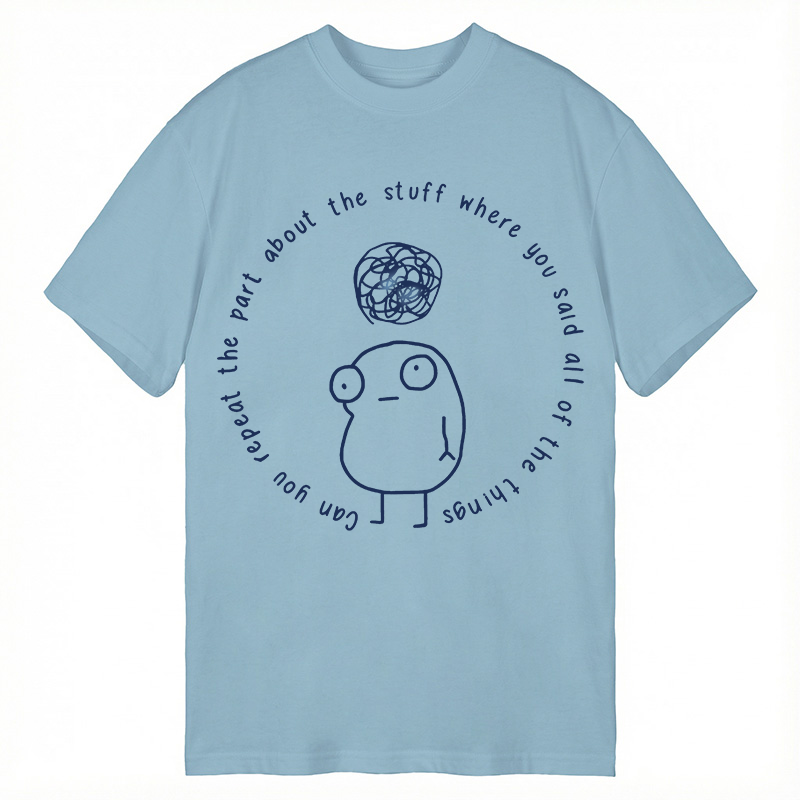 Modecanvas ADHD Humor Meme DTG Printing Classic T-Shirt-modecanvas