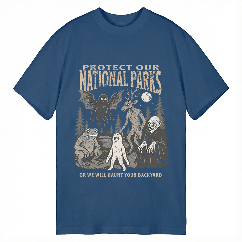 Modecanvas We Will Hurt Your Backyard DTG Printing Classic T-Shirt