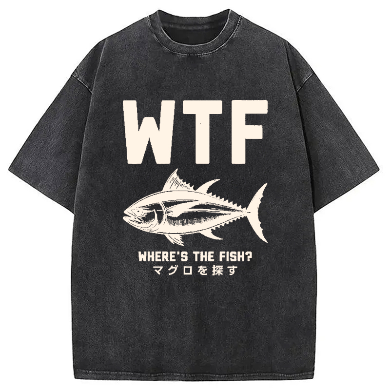 Modecanvas Finding Tuna Washed T-Shirt