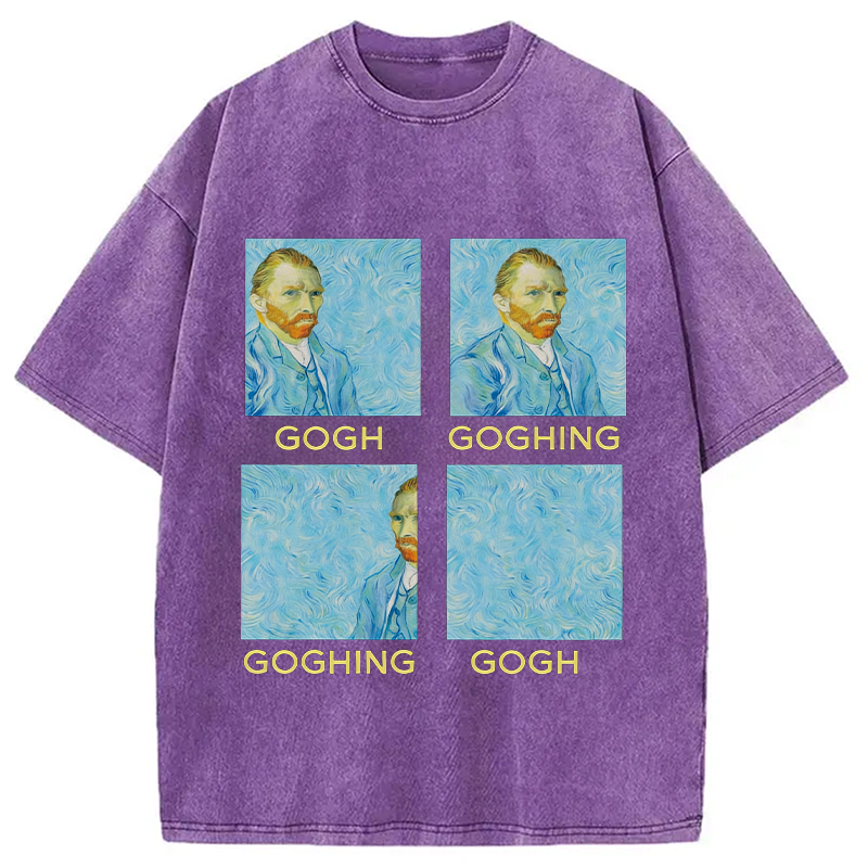 Modecanvas Goghing Goghing Gone Washed T-Shirt