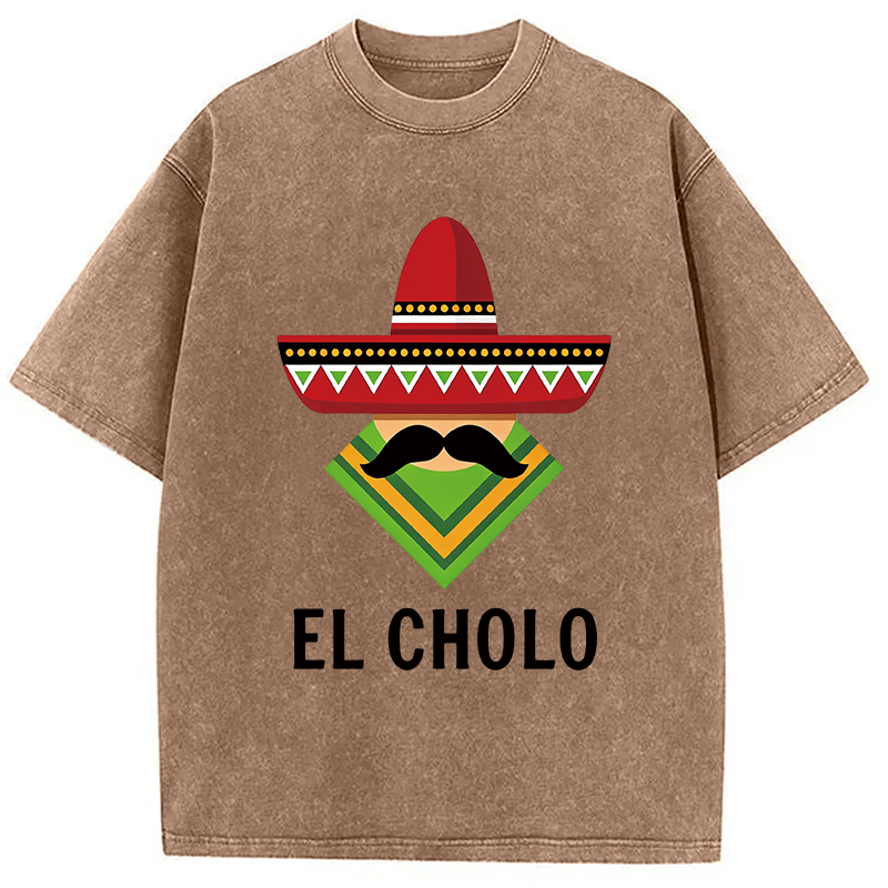Modecanvas El Cholo DTG Printing Washed T-Shirt