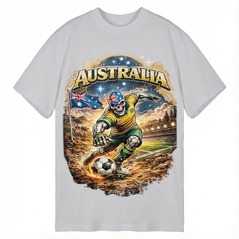 Modecanvas Australia Soccer DTG Printing Classic T-Shirt-modecanvas