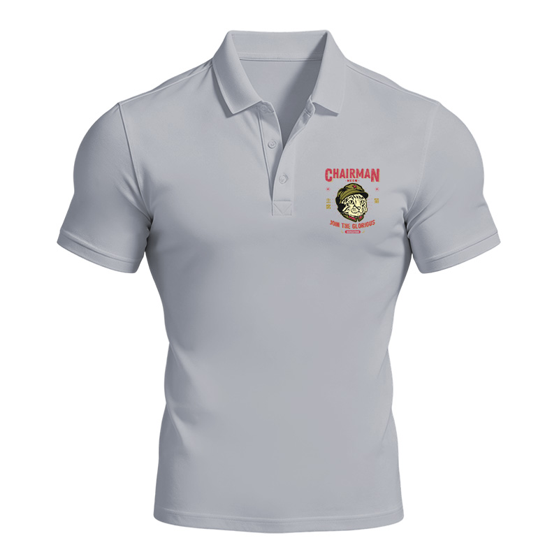 Modecanvas Chairman Meow Polo Shirt