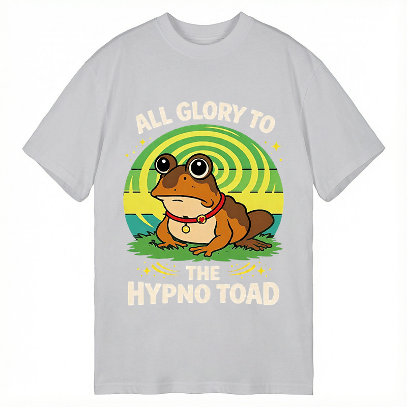 Modecanvas Funny All Glory To The Hypno Toad DTG Printing Classic T-Shirt-modecanvas