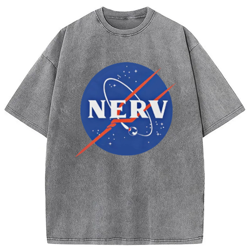 Modecanvas Japanese NERV Washed T-Shirt